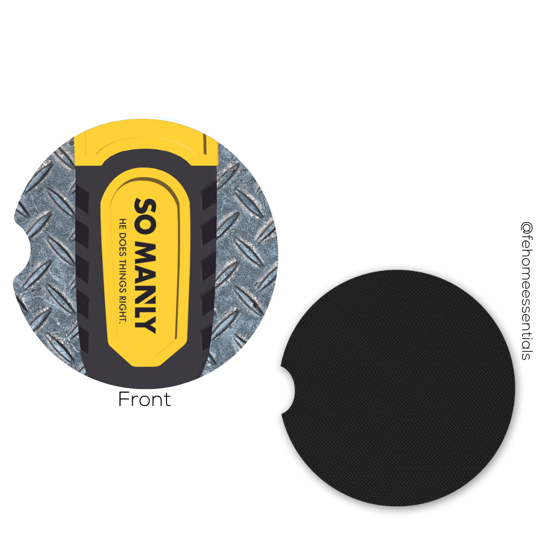 Handy Tools Dad Car Coasters