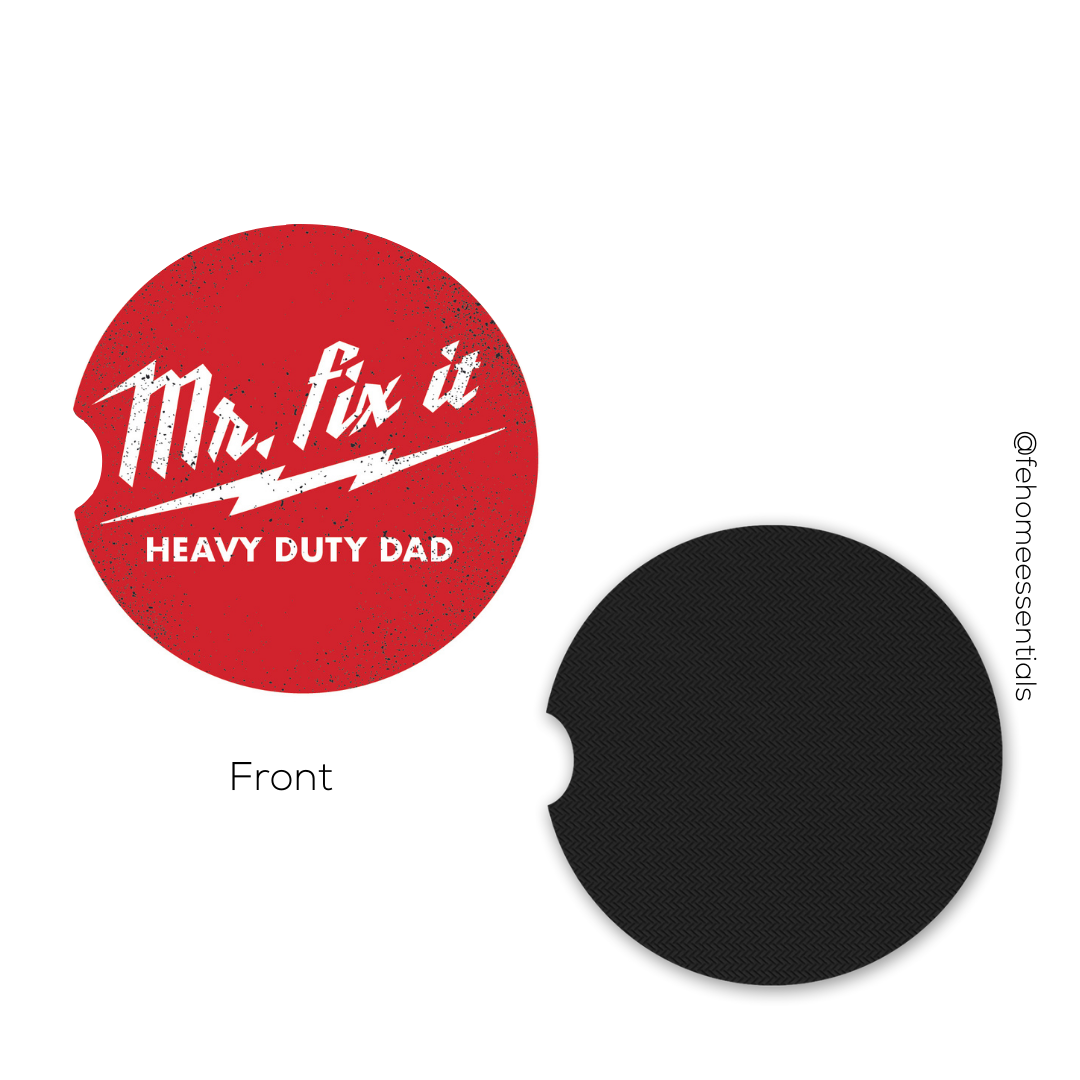 Handy Tools Dad Car Coasters