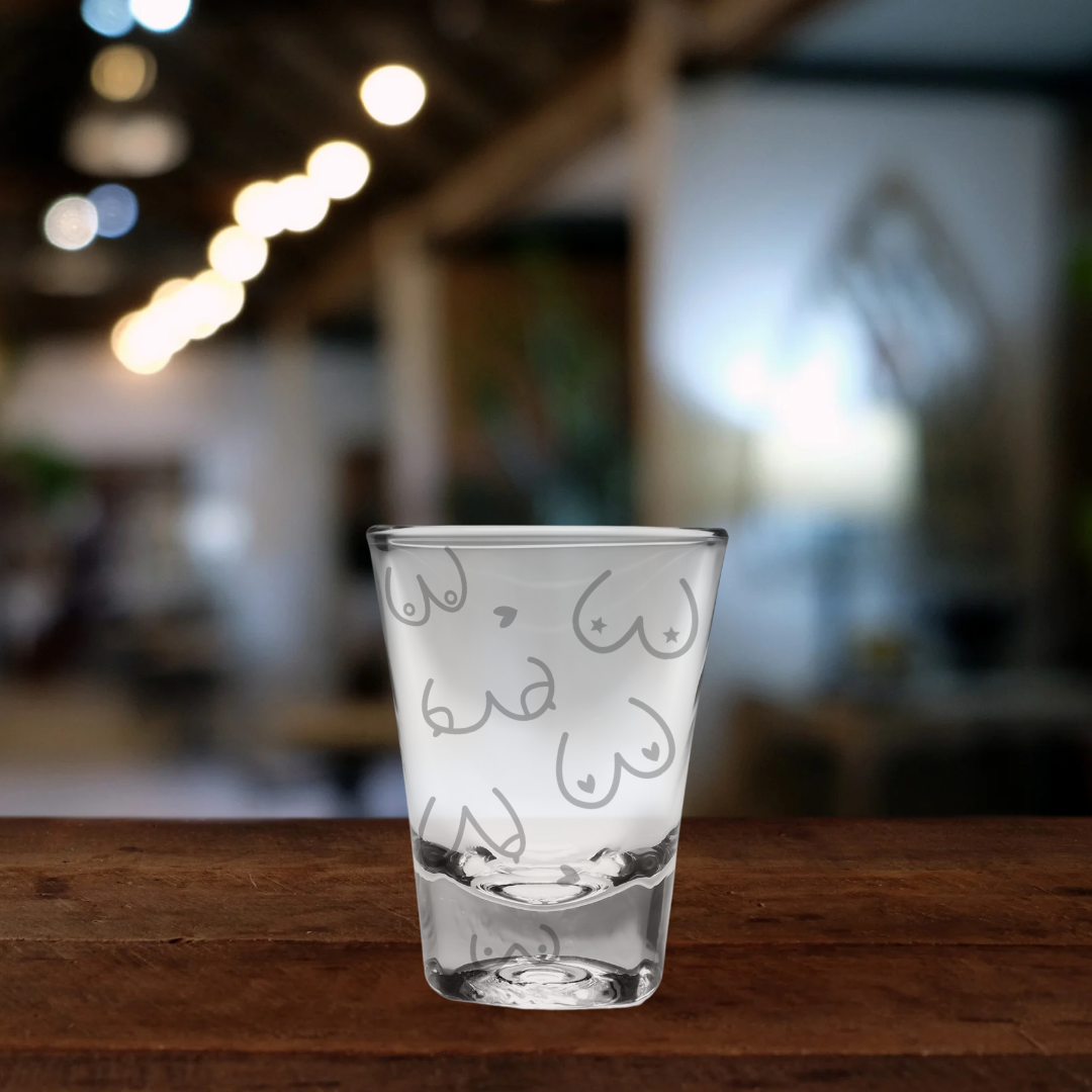 Funny Boobs shot glasses