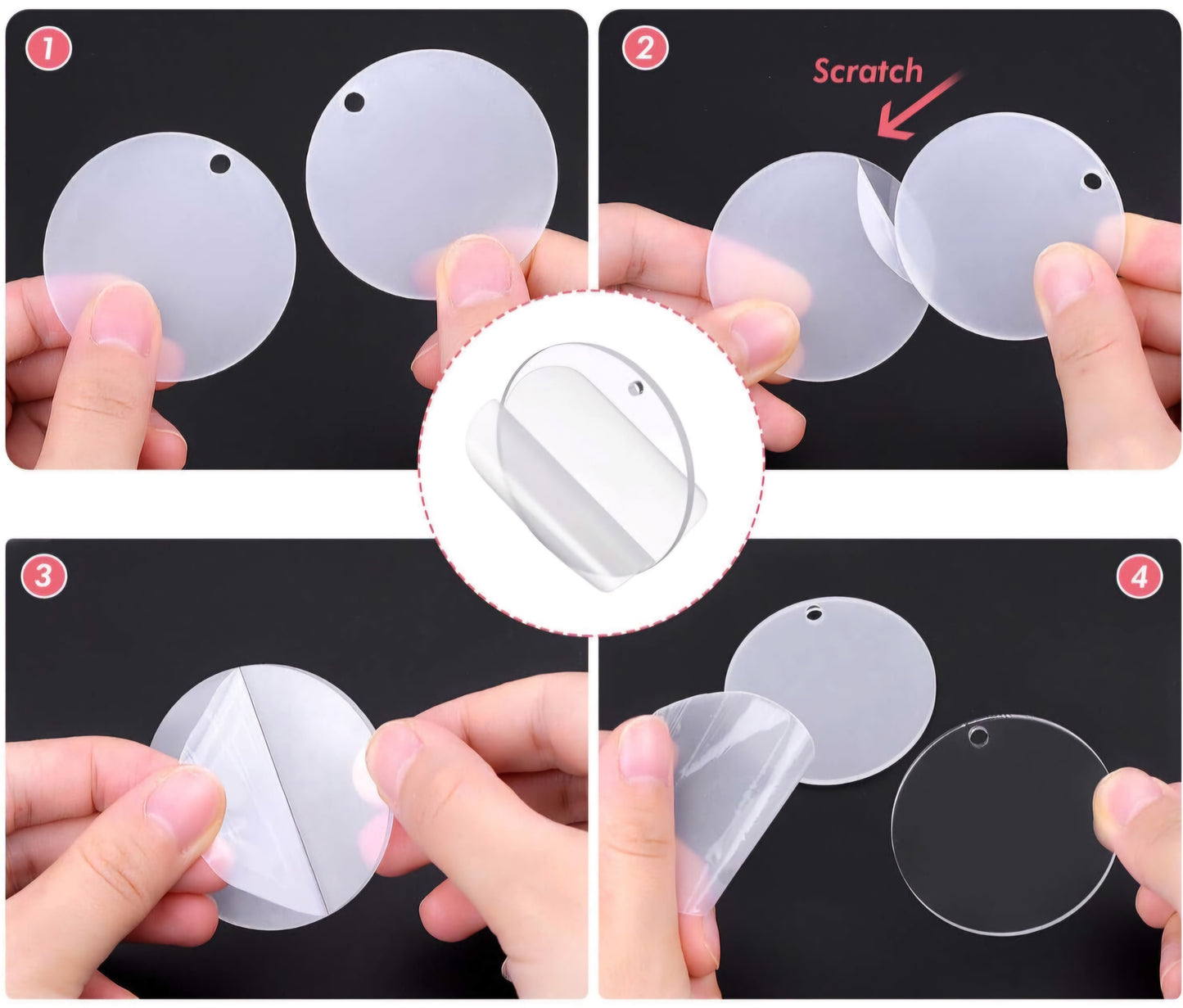 Acrylic Keychain blanks