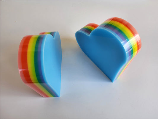 Sujetalibros de corazones