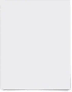 White poster board